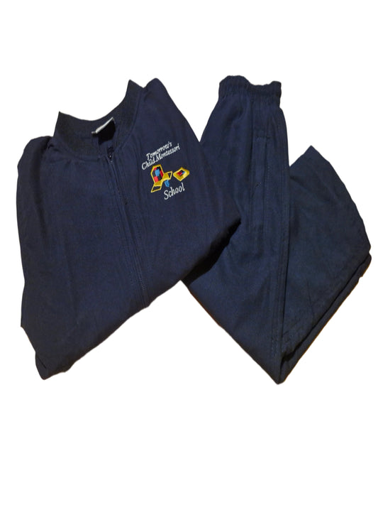 Tomorrow's Child Montessori - Full Zip Tracksuit Top & Bottoms