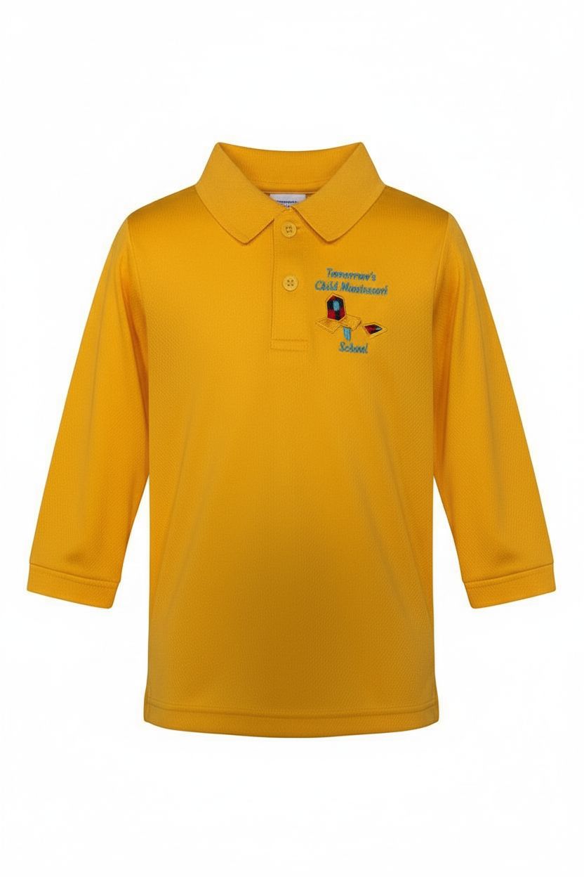 Tomorrow's Child Montessori - Long Sleeve Polo Shirt