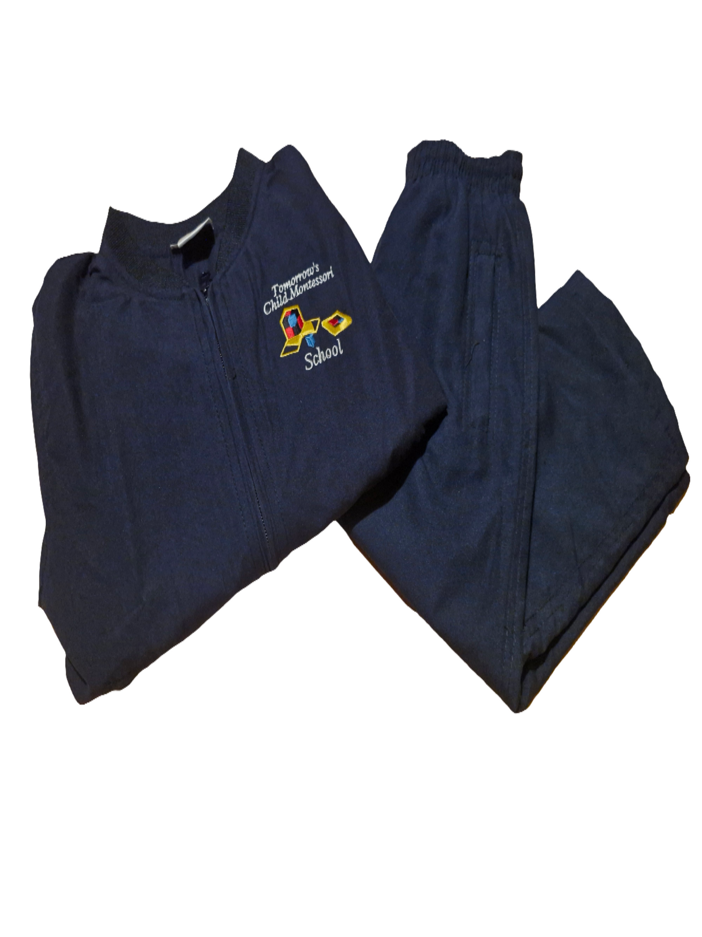 Tomorrow's Child Montessori School Set (Full Zip Tracksuit Top + Tracksuit Bottoms)